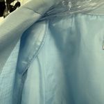 Emma James  Women's Blue Button Up Linen Long Sleeve Blazer Jacket Size 6 Photo 5