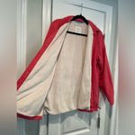 L.L. Bean Size S Soft Pink Cotton Fleece Lined Button Down Shirt Shacket Photo 9