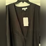 Equipment  Natalinne Women’s Silk Blouse in True Black Size Small Photo 6