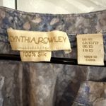 Cynthia Rowley  Silk Blue Blouse Tunic 3/4 Sleeves Open Neckline XS Photo 1