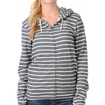 Obey striped hoodie zip Up sweater jacket sweatshirt Photo 3