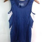 New Balance  S Navy White Nylon Athletic Tank Top Photo 0