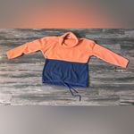 Carve Designs ‎ Rowayton Colorblock Cowl Women's Sweatshirt, Terracotta W. Navy M Photo 5