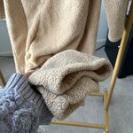 Gently worn teddy bear hoodie pajama onesie Tan Size XL Photo 6