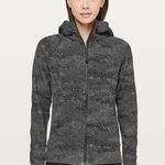 Lululemon Full Zip Floral Print Cotton Fleece Hoodie Photo 0