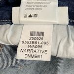 Paige Denim Stella Straight High Rise Jeans in Narrative Dark Wash Size 24 NEW Photo 15