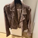 BLANK NYC Chocolate Suede Jacket Photo 1