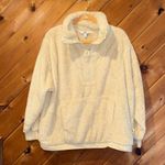 JoyLab  cream fleece quarterzip pullover sweatshirt Photo 1