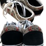Vans black and white sneakers with plaid pattern Photo 3