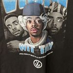 Urban Outfitters Vibin Wit Tay T Shirt Black Large L USA Graphic Tee 100% Cotton Short Sleeve Photo 4