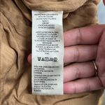 Maeve  Brown Sleeveless Button-Up Vest with 2 Front Pockets           Size: Small Photo 4