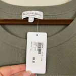 Michael Stars  Olive Boatneck Sleeveless Tank Top‎ NWT Size Large Photo 3