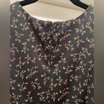 VTG 90s VOLTAGE Black & Pink Mini Floral Print Sleeveless Shift Dress Photo 10