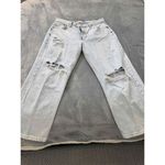 Lucky Brand ‘90’s Blue Distressed Light Wash 5 Pocket Jeans Size 8 Photo 5