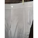 Athleta  Womens Pants Sz 12 Gray Nylon Elastic Waist Zip Snap‎ Pockets Jogger Photo 1