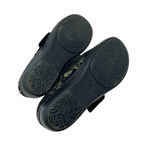 Alegria Lauryn Shoes Clogs Slip On Floral Leaf Metallic Black Size 41 US 10.5 11 Photo 7