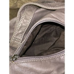 Scarleton Gray Faux Leather Shoulder Bag with Buckles Photo 5