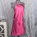 NWT LENA L Charm Tie Back Halter Mini Dress Pink Size L Photo 3