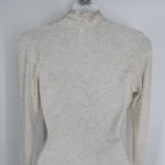 Lululemon  Radiant Long Sleeve Wrap Top Size 2 Heathered Beige Thumbholes Active Photo 6