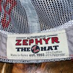 Zephyr Ohio State Buckeyes Block O snapback mesh back trucker hat Red Photo 11