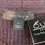 Ann Taylor Deep Purple Open-Front Sweater. Size Medium Photo 2