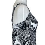Jantzen  Swim Dress Ruched Full Coverage Black White Paisley Women’s Plus Size 14 Photo 6