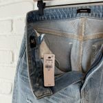 EXPRESS  Jeans High Waisted Light Wash 50/50 Rigid Stretch Ripped Wide Leg 10R Photo 10