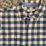 Madewell Blue Gingham Cargo Workshirt Photo 6