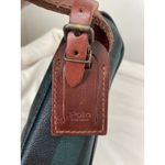 Vintage Polo Ralph Lauren Green Navy Black Plaid Crossbody Shoulder Bag Photo 5