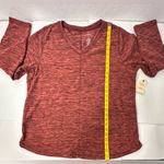 st. john's bay  Polar Fleece Womens Size XXL V‎ Neck Long Sleeve Sweatshirt Ruby Photo 3