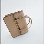 ZARA city bag with chain NWT Photo 3