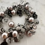 Chico's Chico’s Charm Bracelet – Mixed Metal with Beads & Crystals Photo 2