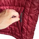 Vintage Slalom Quilted Lightweight Puffer Jacket Size Small Red Photo 8