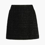 Hill House Tatiana Black Tweed Mini Skirt Photo 1