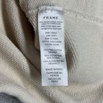 Frame  Shirt Womens Medium‎ Cream Cropped Sweatshirt Distressed Oversized Casual Photo 6