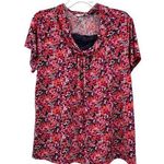 cj banks Blouse Womens 1X Used Floral Lace Photo 0