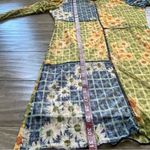 Altar'd State Altar’d State Sunflower Patchwork Dress Sheer Long Sleeves Women’s size Large Photo 6