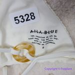 Aila Blue NEW  Free People‎ Soraya Bikini Top, white, size S Photo 7