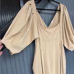Free People Intimately Lotta Love Romper Beige Boho Puff Sleeve Jumpsuit Medium Photo 9