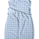 Blue Blush checkered print mini dress size Small Photo 0