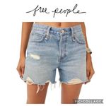 Free People Makai Cut-off distressed Shorts size 25 NWT $68 Photo 0