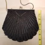 Valerie Stevens {7"x6"} VINTAGE Beaded Clasp Purse Black Photo 13