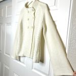 Western Connection Knit Double Breasted Cardigan Sweater XL White Photo 1