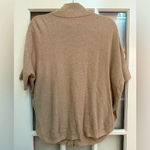 White House | Black Market | Tan Short Sleeve Full Zip Cardigan Size XS Photo 5
