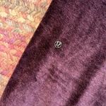 Lululemon  DARK PURPLE VELOUR VELVET JOGGER PANTS LOUNGE Photo 5