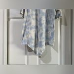 Sanctuary  Women's Cold Shoulder Tie Dye T-Shirt Blue Short Sleeve Size Large Photo 1