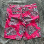 Lilly Pulitzer Lily Pulitzer Avenue Bermuda Shorts Pink Blue Coral size 0 Photo 5