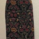 Briggs Vintage 90s Floral Maxi Slit Skirt Multi Size 18 Photo 0