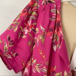 DR2 floral v-neckline layered sleeves elastic waist short dress Size Small Photo 8