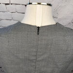 Akris Punto Houndstooth Gray Wool Belted Dress Photo 6